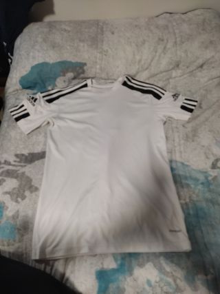 Camiseta Adidas Blanca Talla S niño