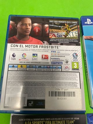 FIFA 17 y FIFA 19 PS4