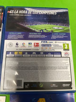 FIFA 17 y FIFA 19 PS4