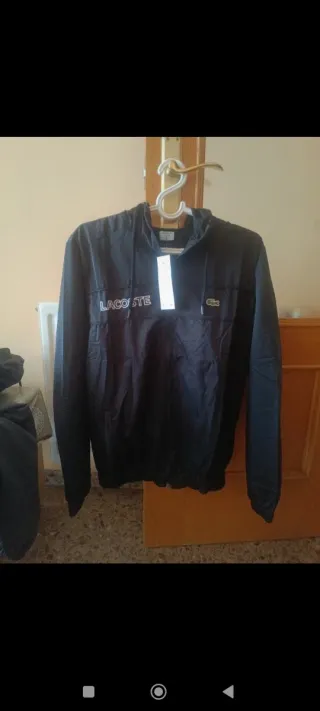 Chándal Lacoste Negro Nuevo Modelo