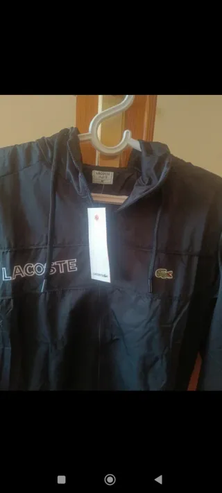 Chándal Lacoste Negro Nuevo Modelo