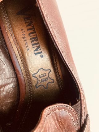 TACONES VINTAGE! PIEL ZAPATOS! MARRONES RETRO