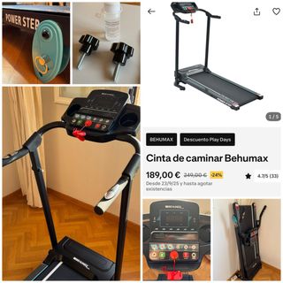 Cinta de caminar Behumax Power Step
