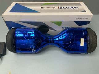 Patinete Eléctrico iScooter Azul