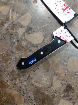 Diadema Halloween Cuchillo Sangriento