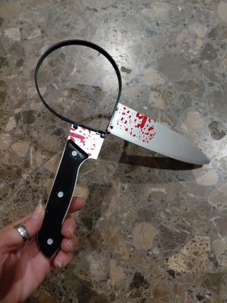 Diadema Halloween Cuchillo Sangriento