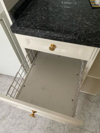 Cocina blanca modular