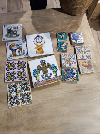 Ladrillos antiguos decorados