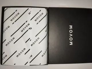 Cartera Ribbon Horizontal Movom Negra Nueva