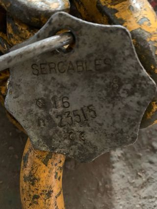 Cadenas con ganchos 10 toneladas