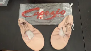 Zapatillas ballet niña Capezio piel Talla 36-37
