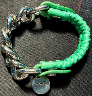 Pulsera Bimba y Lola verde y plateada