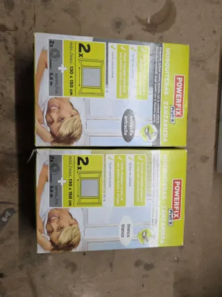 Mosquiteras Powerfix 130x150 cm (2x) nuevas