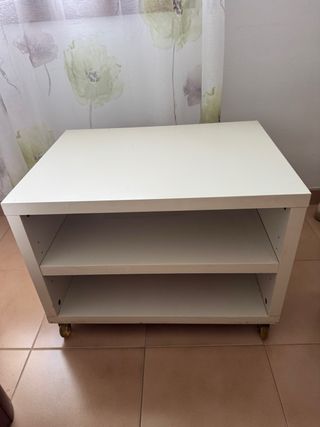 Mesita Auxiliar Blanca Ikea - mesita de noche