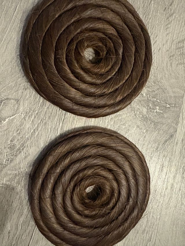 Rodetes pelo fallera medianos marrones