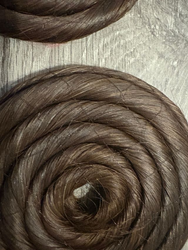 Rodetes pelo fallera medianos marrones