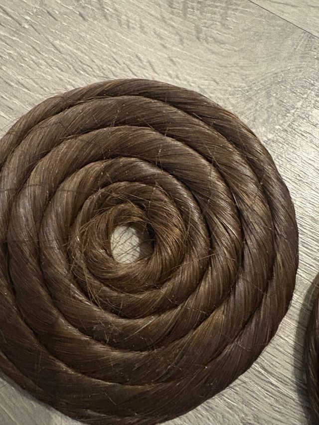 Rodetes pelo fallera medianos marrones