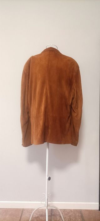 Giacca vintage scamosciata marrone