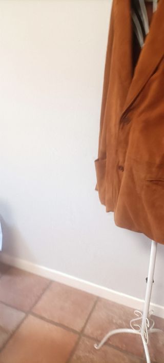 Giacca vintage scamosciata marrone