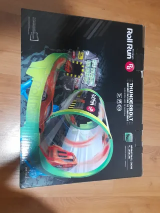 Circuito de coches Roll Run Thunderbolt