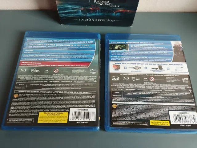 Harry Potter Reliquias de la Muerte Blu-ray