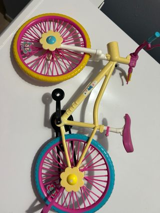Bicicleta Nancy Rosa y Amarilla