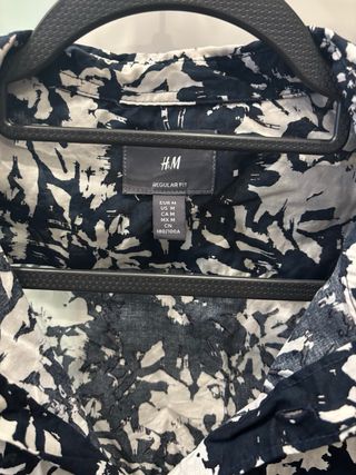 Camisa H&M Estampada Talla M