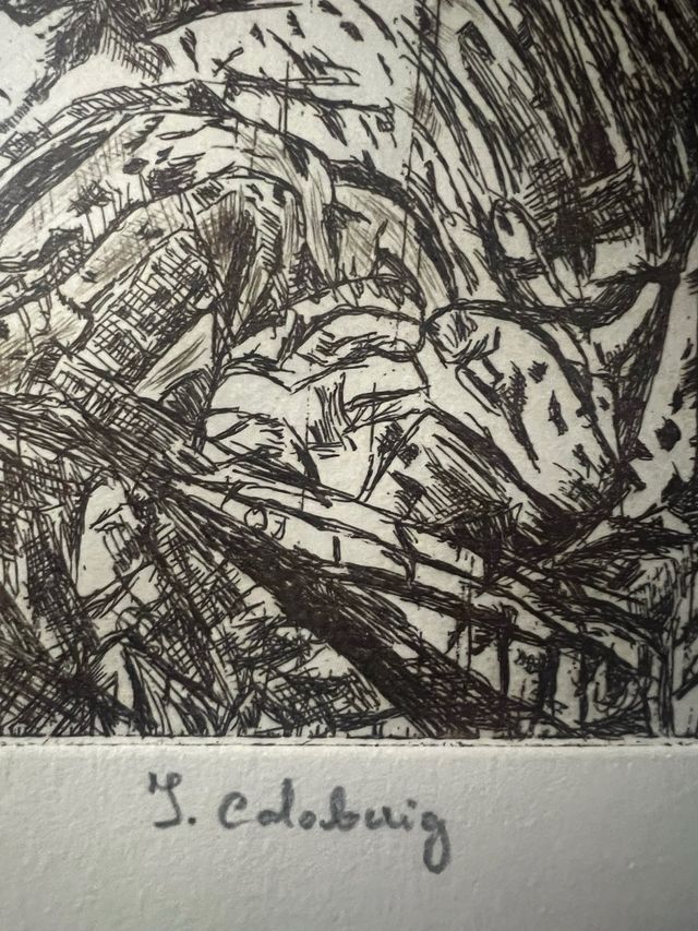 Grabado numerado y firmado de J. Calabuig 8/25