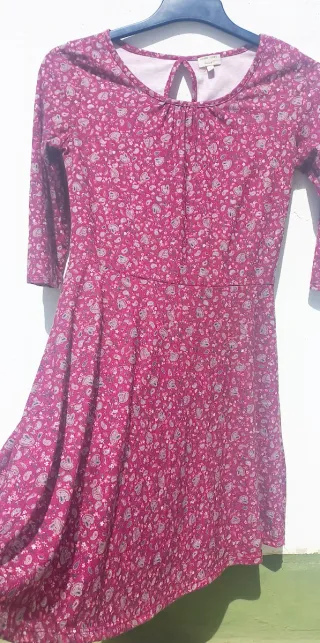 Vestido estampado floral talla S