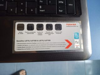 Portatil Toshiba I5 17 pulgadas