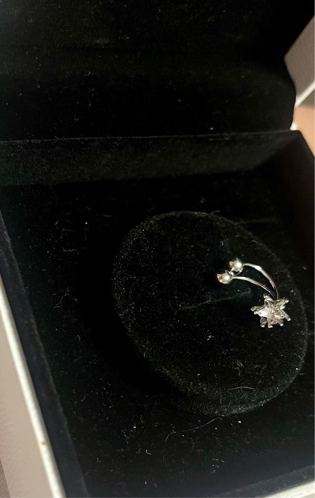 Pendientes de plata con forma de estrella