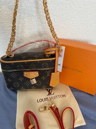 Bolso Louis Vuitton Marrón y Rosa