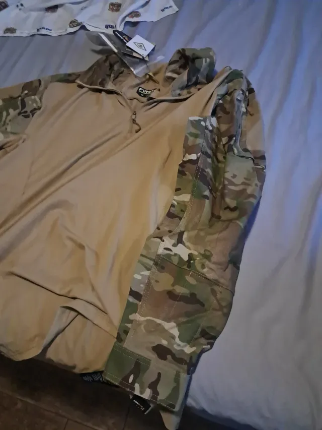 Camiseta First Tactical Beige/Multicolor Talla XL