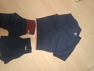 Conjunto Fila Chaqueta, Falda y Mallas