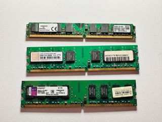 3x Módulos Memoria RAM 2GB DDR2