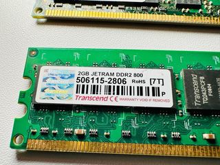 3x Módulos Memoria RAM 2GB DDR2