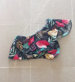 Top Pull&Bear S Estampado Hojas