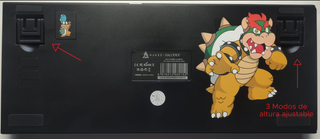 Teclado Mecánico Red Switches Mario Bros - Bowser