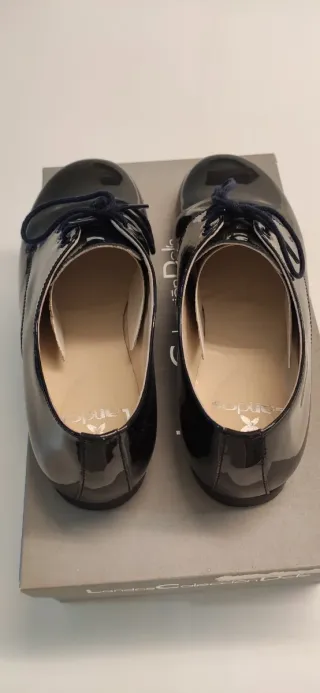 Zapatos comunión Landos charol azul talla 36