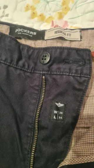 Pantalones Dockers Azul