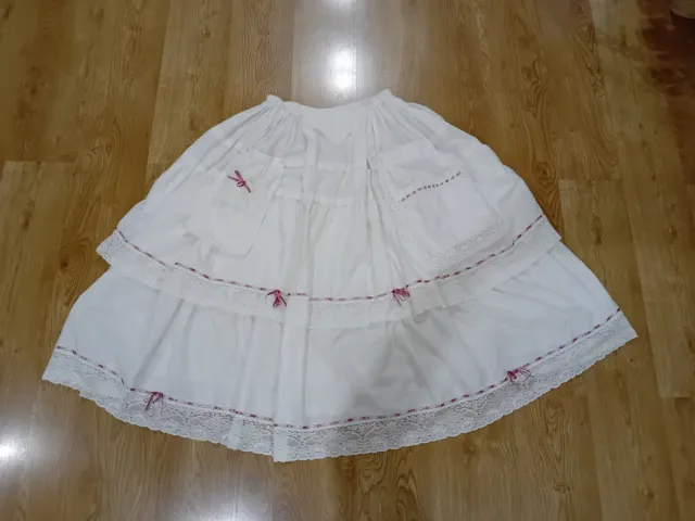 Enaguas fallera blancas con encaje