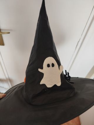 Sombrero de Bruja Halloween Calabaza Naranja