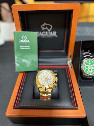 RELOJ SUIZO DE HOMBRE JAGUAR EXECUTIVE PLATEADO