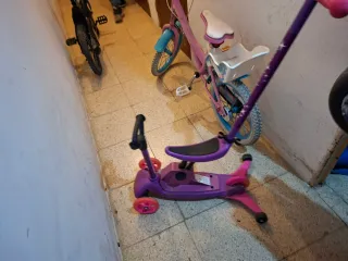 Patinete infantil morado