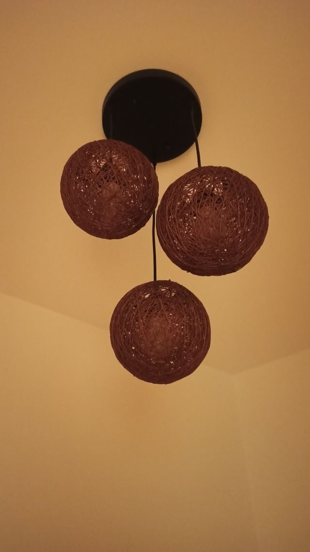Lampada da soffitto a sospensione sferica