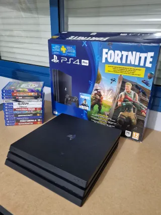 Pack PS4 + 4 Juegos + 2 Mandos Originales