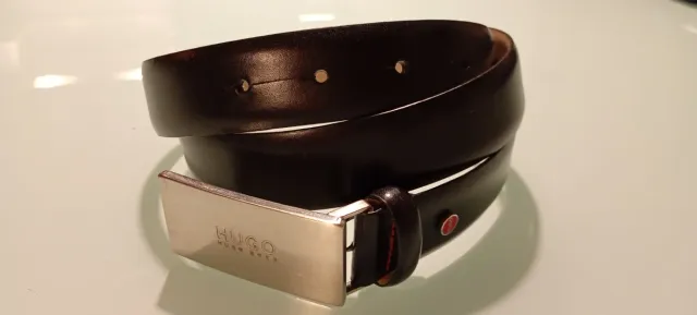 Abito Hugo Boss misto lana/lino tg.48 e cintura