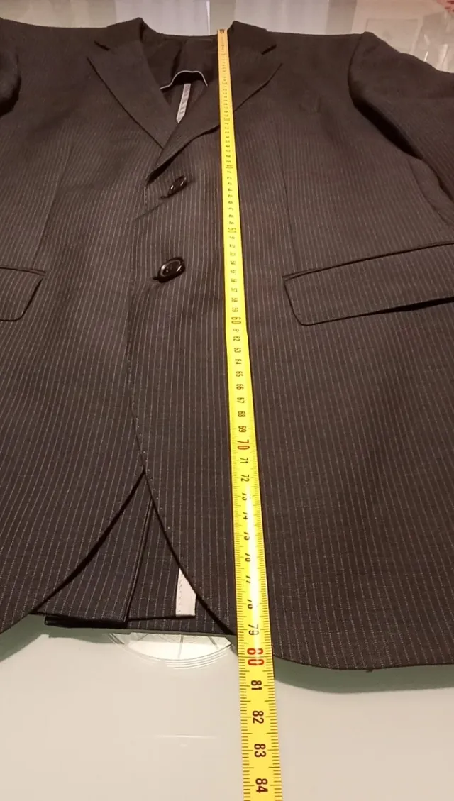 Abito Hugo Boss misto lana/lino tg.48 e cintura