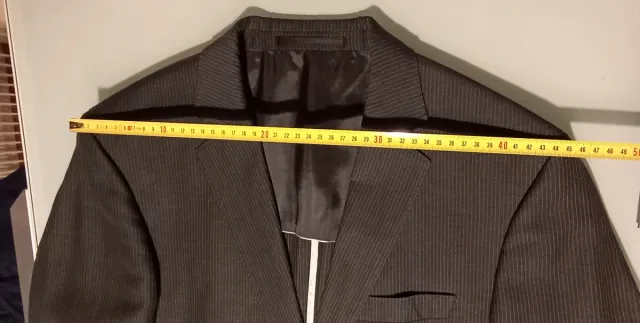 Abito Hugo Boss misto lana/lino tg.48 e cintura