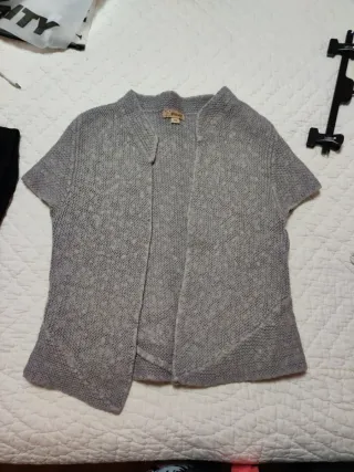 Chaleco de lana vitivic gris talla M